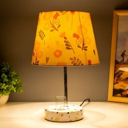 Настольная лампа с абажуром RISALUX Аэлита, Е14, 15 Вт, белый, 20?20?30 см  фото 3