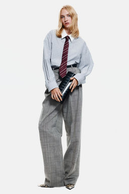Camisa oversize de popelina - H&m фото 5