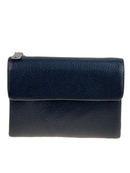 Женское портмоне из натуральной кожи, цвет черный