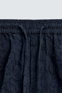 BERMUDA JACQUARD TEXTURA / Marino
