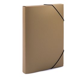 Expert Complete PRISMA Папка на резинке A4 600 мкм 35 мм эффект 3D 5 шт. золотой EC210400028