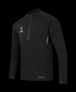 Джемпер ветрозащитный JOGEL PREMIER PerFormPROOF 1/4 Zip Wind Top, черный