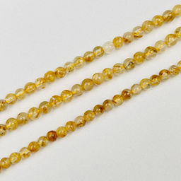 Бусины для украшений из Рутилового кварца (120 бусин)