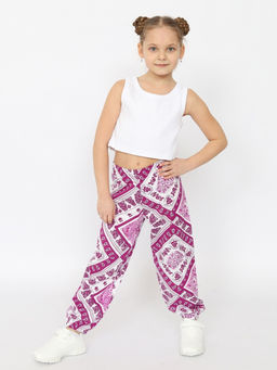 CRB wear/CSKG 70474-44-398 Брюки для девочки,фиолетовый/Ex.Cherubino  фото 3