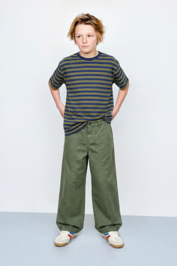 BALLOON TROUSERS WITH SEAM DETAIL - Zara фото 5