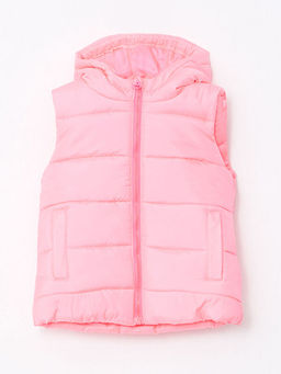 Kap??onlu Basic K?z ?ocuk ?i?me Yelek