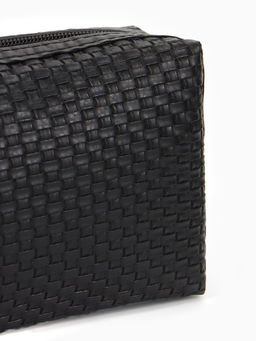 Косметичка универсальная, искусственная кожа, на молнии, чёрная