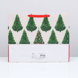 Пакет подарочный Ёлочки, ХL 50 х 40 х 15 см - Simaland фото 4