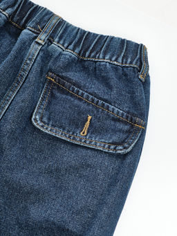 Джинсы карго 33-7655 синий - Mini maxi фото 11