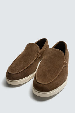 MOCAS?N PIEL CASUAL / Marr?n - Zara фото 5