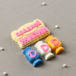 Молд для заливки Сладкой жизни, силикон, 9?7 см, конфета 4?2 см, надпись 7?4.5 см, прозрачный - Simaland фото 4