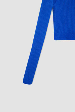 Крутой трикотажный свитер стандартной посадки с полуводолазкой - Defacto фото 7