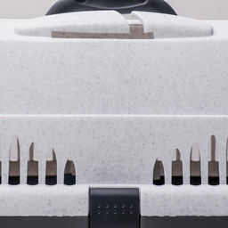 Переноска для животных до 9 кг Пижон, металлическая дверь, 43 х 29 х 27,5 см, бело-серая  фото 9