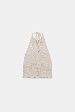 TOP HALTER PUNTO / Crudo