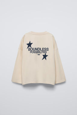 T-SHIRT WITH SLOGAN - Zara фото 2