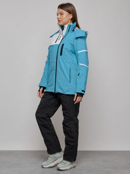 Горнолыжный костюм женский зимний голубого цвета 02321Gl - Chunmai фото 23