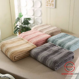 Плед на кровать из норковой нити