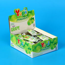 Цена за 24 шт. Мармелад Yupi со вкусом винограда, 5 г