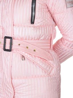 2037 PINK Куртка зимняя облегченная женская Yixiangyuan