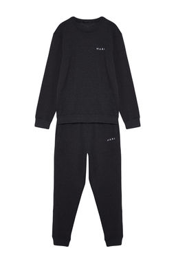 TRENDYOL MAN Lacivert Regular Fit Nak?sl? Orme Pijama Tak?m? TMNAW24PT00040 - Trendyolmilla фото 6