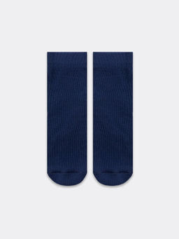 Цена за 5 пар! Носки детские темно-синие с плюшевым следом - Mark formelle фото 3