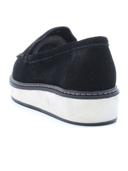 03-5060-3 BLACK Лоферы женские (натуральная замша)