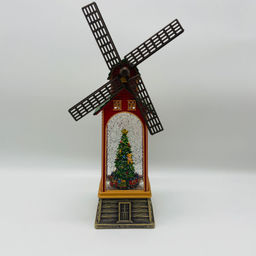 Новогодний декор Мельница стекло - Елка 28 см (арт. WDL-23023B) - Ип лебедев о.ю фото 4