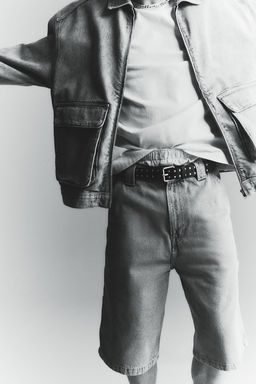 Cazadora worker en denim Loose Fit - H&m фото 3