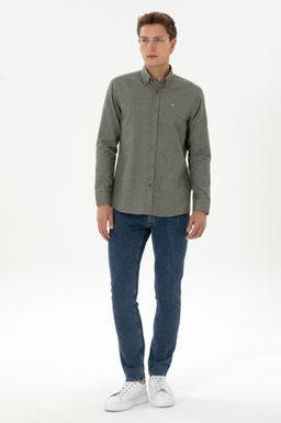 Erkek Haki Uzun Kollu G_mlek - U.s. polo assn фото 4