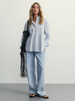 Джинсы wide loose со средней посадкой / Zarina