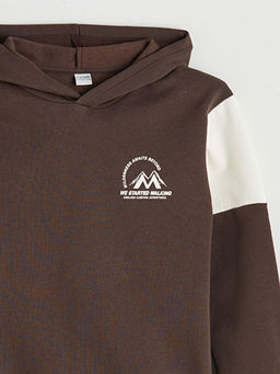 Kap??onlu Erkek ?ocuk Sweatshirt