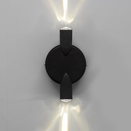 Бра BayerLux «Деко», 2хLED, 2 Вт, 4000К, IP66, чёрный, 9.5×4.3×16 см