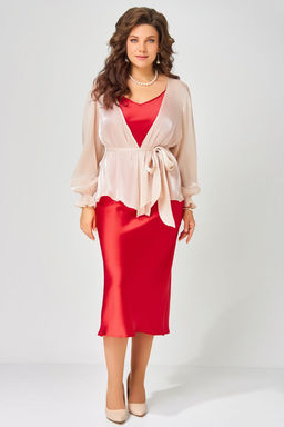 Костюм FITA 3194 красный + пудра.