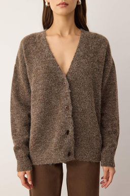 Wardrobe Essentials Vizon Alpaca Kar?s?ml? Basic Triko H?rka TWOAW26HI00265 - Trendyolmilla фото 3