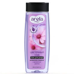 Гель для душа женский «Цветочный сад», 250 мл, аромат чарующего букета, ARELA