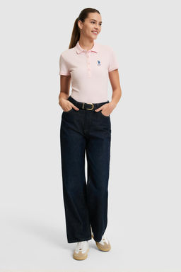 Kad_n A__k Polo Yaka Basic Ti__rt