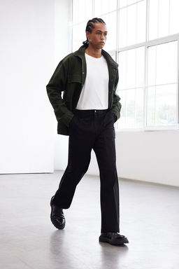 TRENDYOL MAN Limited Edition Siyah Straight Fit Cep Detayl? Pantolon TMNAW25PL00018 - Trendyolmilla фото 2