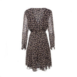 Платье женское короткое MIST plus-size, чёрное, размер 58