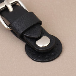 Цена за 3 шт. Застёжка для сумки на кнопке, 8×3 см, чёрная