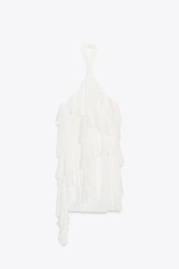 RUFFLED MINI DRESS - Zara фото 12