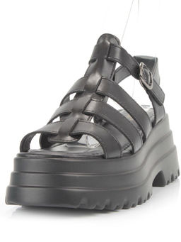 08-PEY337-2 BLACK Босоножки женские - Фабричный китай фото 7