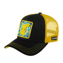 Бейсболка CAPSLAB арт. CL/PKM5/1/CT/THU Pokemon Pikachu (черный)