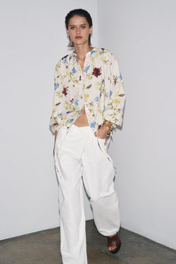 ZW COLLECTION FLORAL PRINT SHIRT