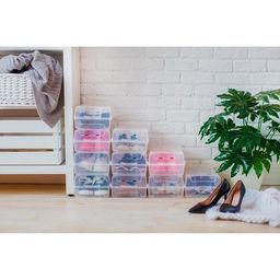 Короб для хранения обуви Реноме, 3820,513 см, прозрачный