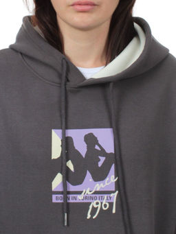 2310PG-19901 GRAY Толстовка женская (100% хлопок) - Fashion фото 4