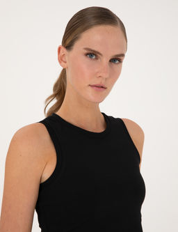 Siyah Crop Top Bustiyer
