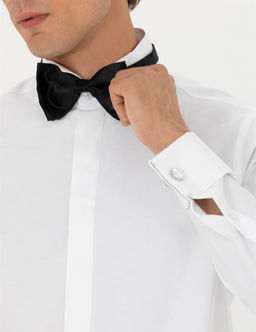 Beyaz Slim Fit Smokin G_mlek - Pierre cardin фото 7