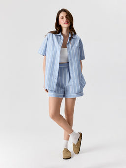 CONCEPT CLUB / Шорты жен. Austa_shorts синяя полоска