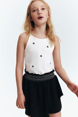 Falda pantal?n de muselina con cintura fruncida - H&m фото 5