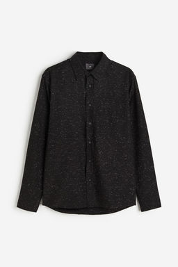 Camisa con neps Regular Fit